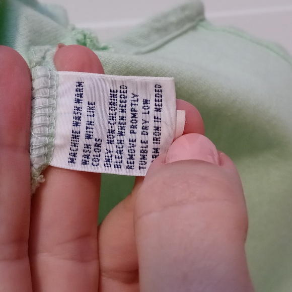 💚RARE/VTG Polo Ralph Lauren💚 - Mint Green "PRL" Monogram S/S Pique Polo - Picture 12 of 16